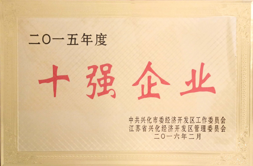 十強(qiáng)企業(yè)